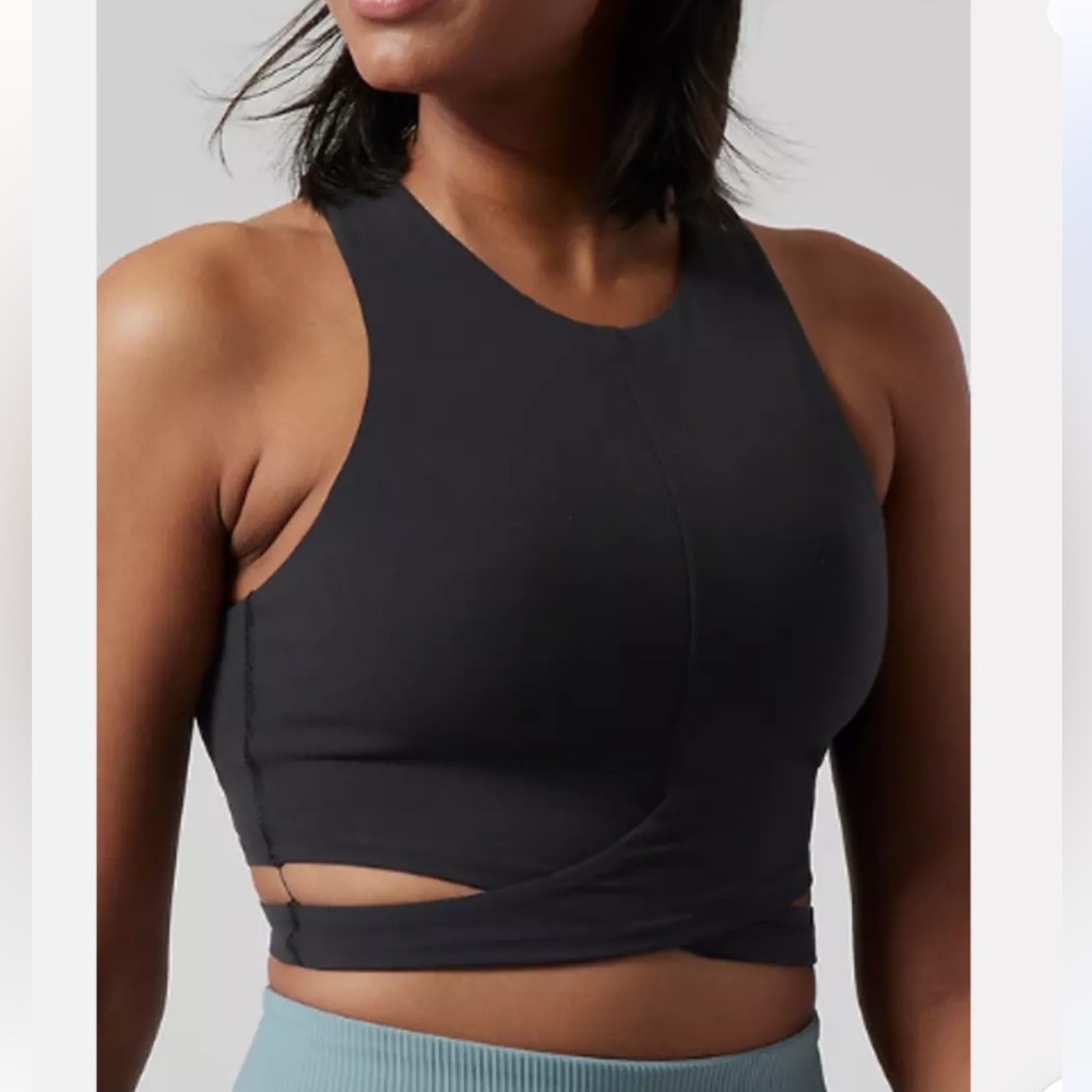 Athleta Black Crop Top